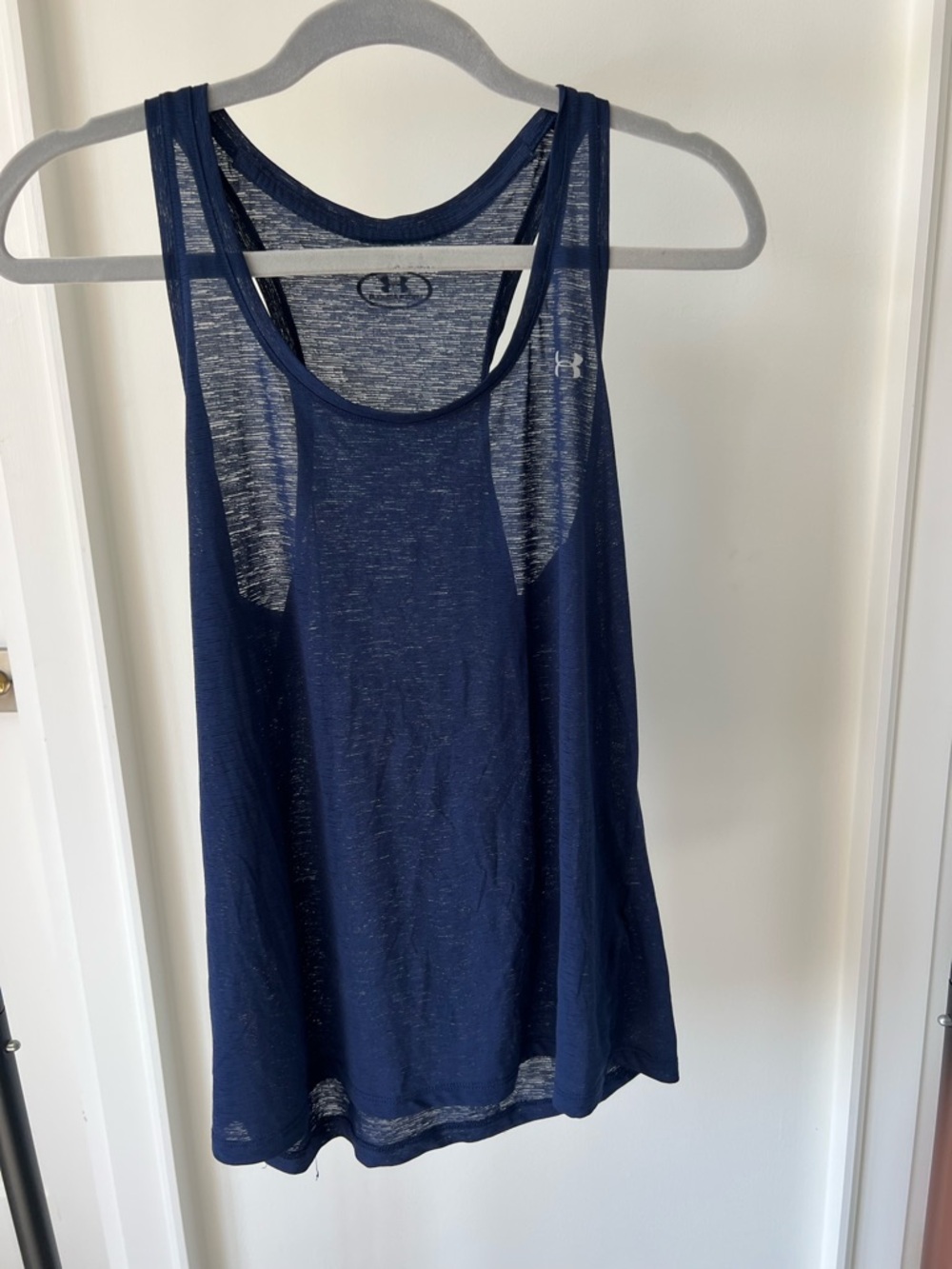 Under Armour Navy Racerback Performance Tank Top